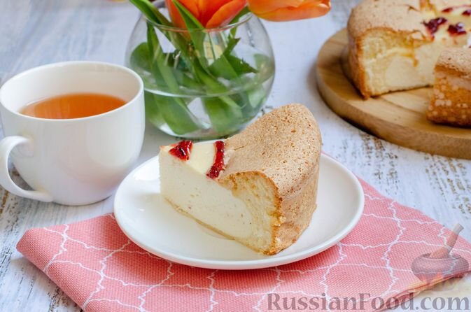 яйца, сахар, мука, творог, крахмал кукурузный, сахар ванильный, соль, джем