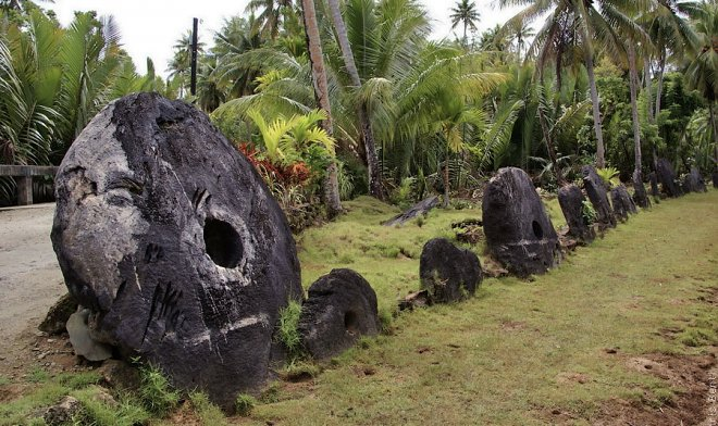 Примерно вот такие поля камней, только в древности.