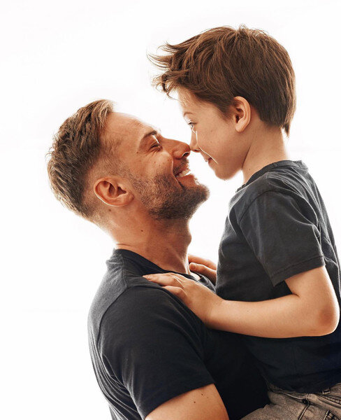 Дмитрий Шепелев с сыном Платоном / Фото: соцсети