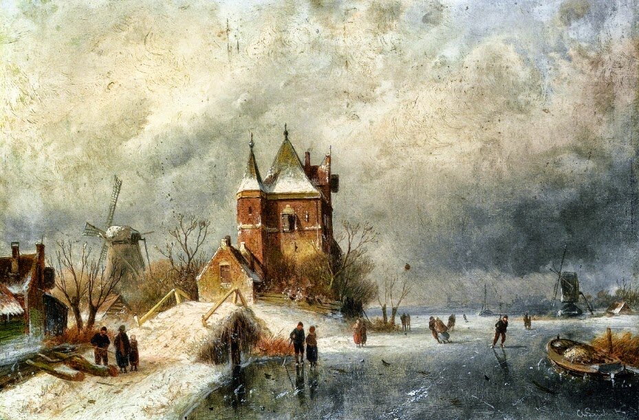 Картина бельгийского художника Шарля Анри Жозефа Лейкерта. 