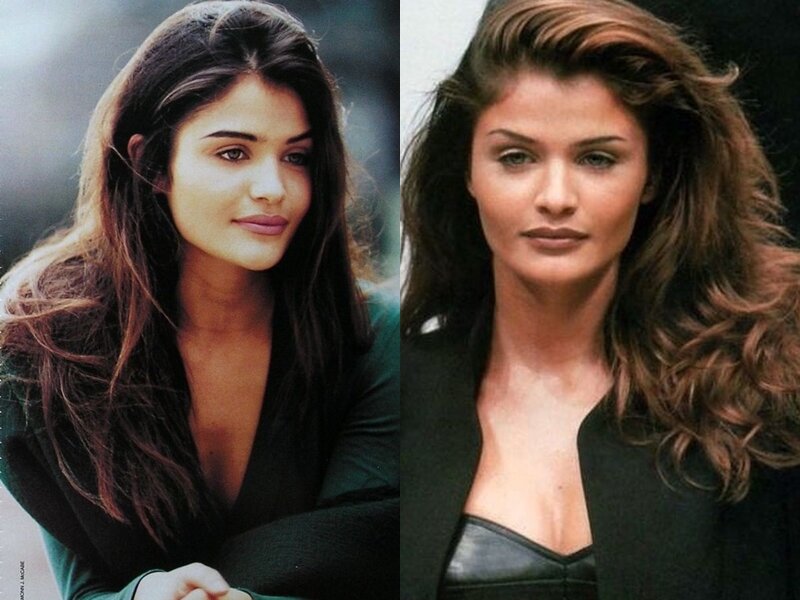 Хелена Кристенсен в 90-е годы, которые были расцветом её модельной карьеры