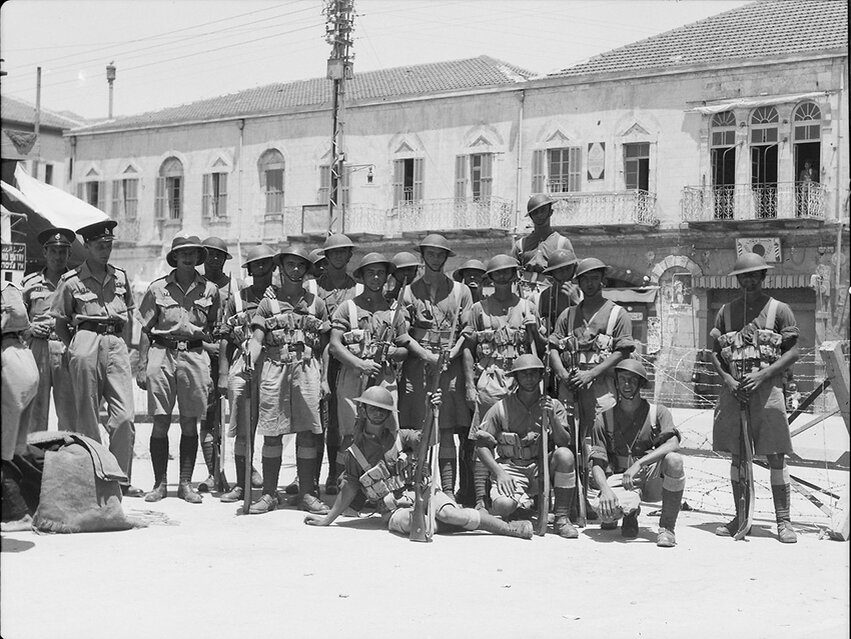 Британские войска в Иерусалиме. 1948 год