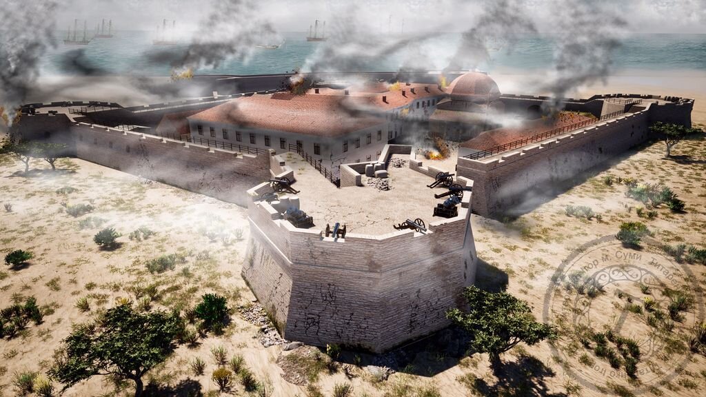 Кинбурнская крепость 3д визуализация. Фото и изображения из открытого доступа сети интернет