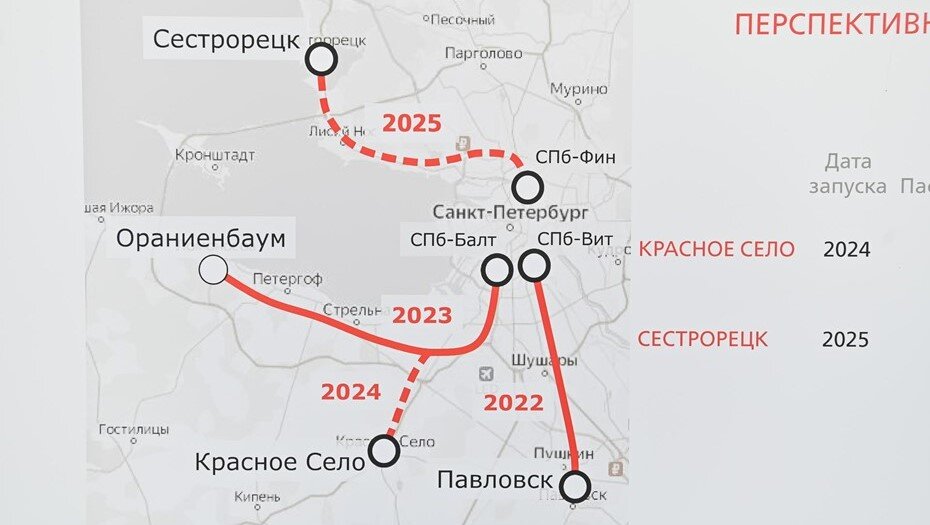    В тактовом режиме электрички уже курсируют до Павловска и Ораниенбаума. Автор фото: Сергей Ермохин