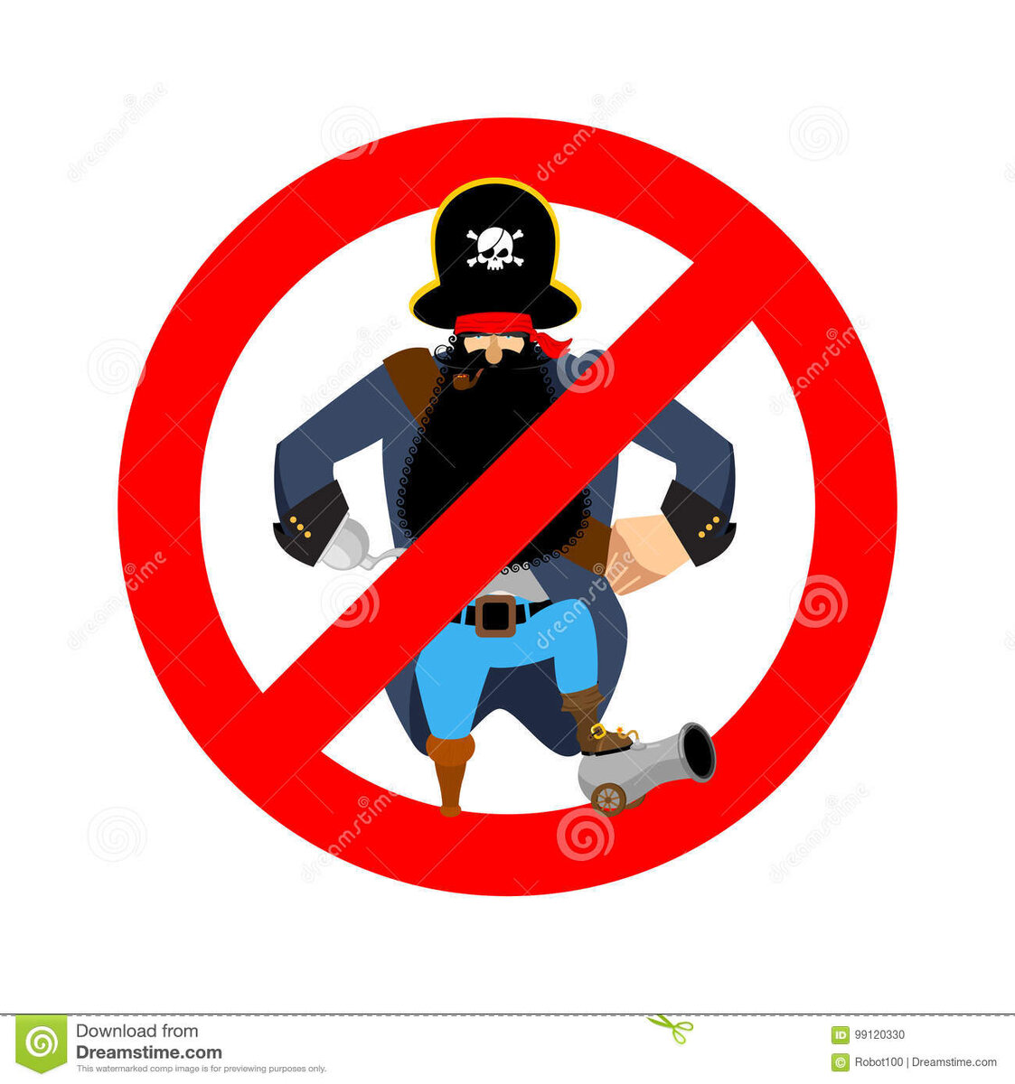 Реально есть такой знак - Остановите пирата. Вроде прикольно, но смысл глубокий.