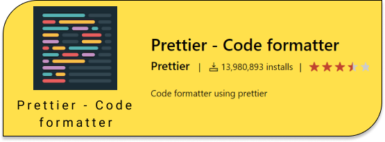 Плагин Prettier - Code formatter