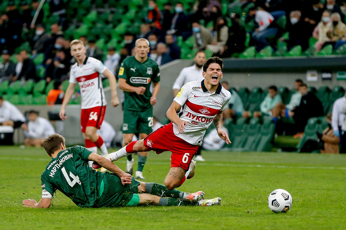 Матч Спартак - Краснодар.