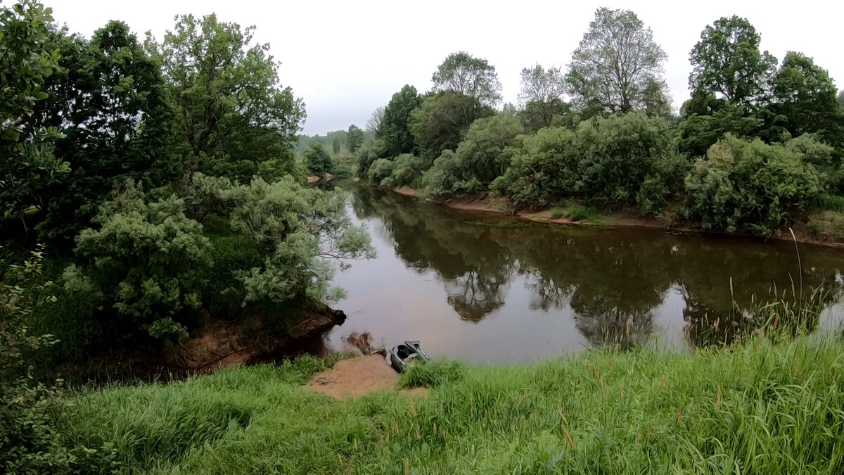 Вид на р. Вопь перед сплавом