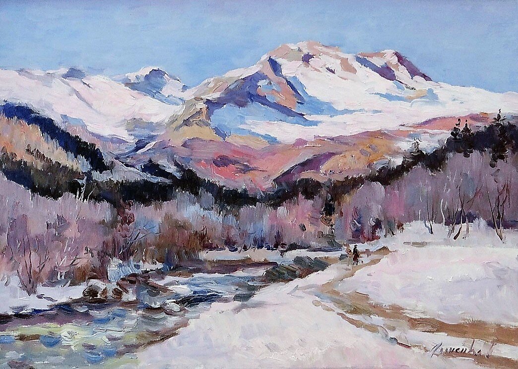 Анненков А. С., «Река», холст, масло, 50 х 70 см