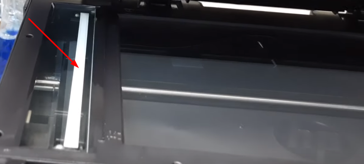 Сканирующая линейка стоит не на своем месте