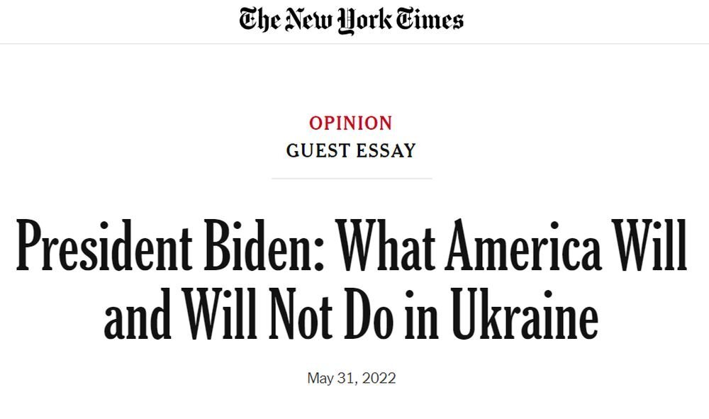 Скриншот статьи с сайта nytimes.com.