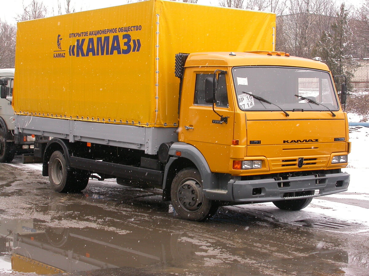 Автомобиль КАМАЗ-4308. | Музей КАМАЗа | Дзен