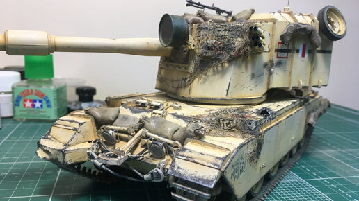 Сборка модели FV-4005 в масштабе 1/35. | marsikeva | Дзен