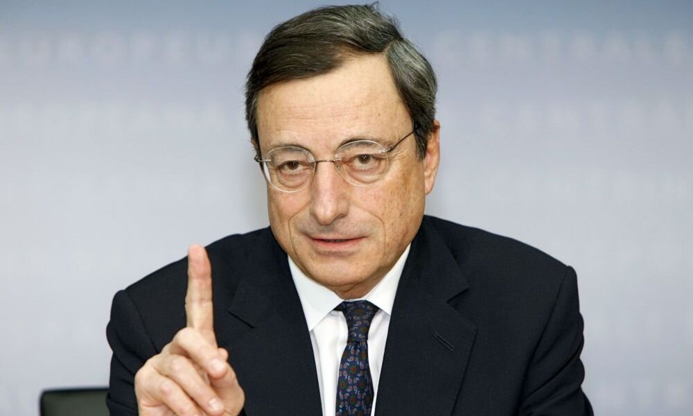 Марио Драги, пока ещё премьер-министр Италии.