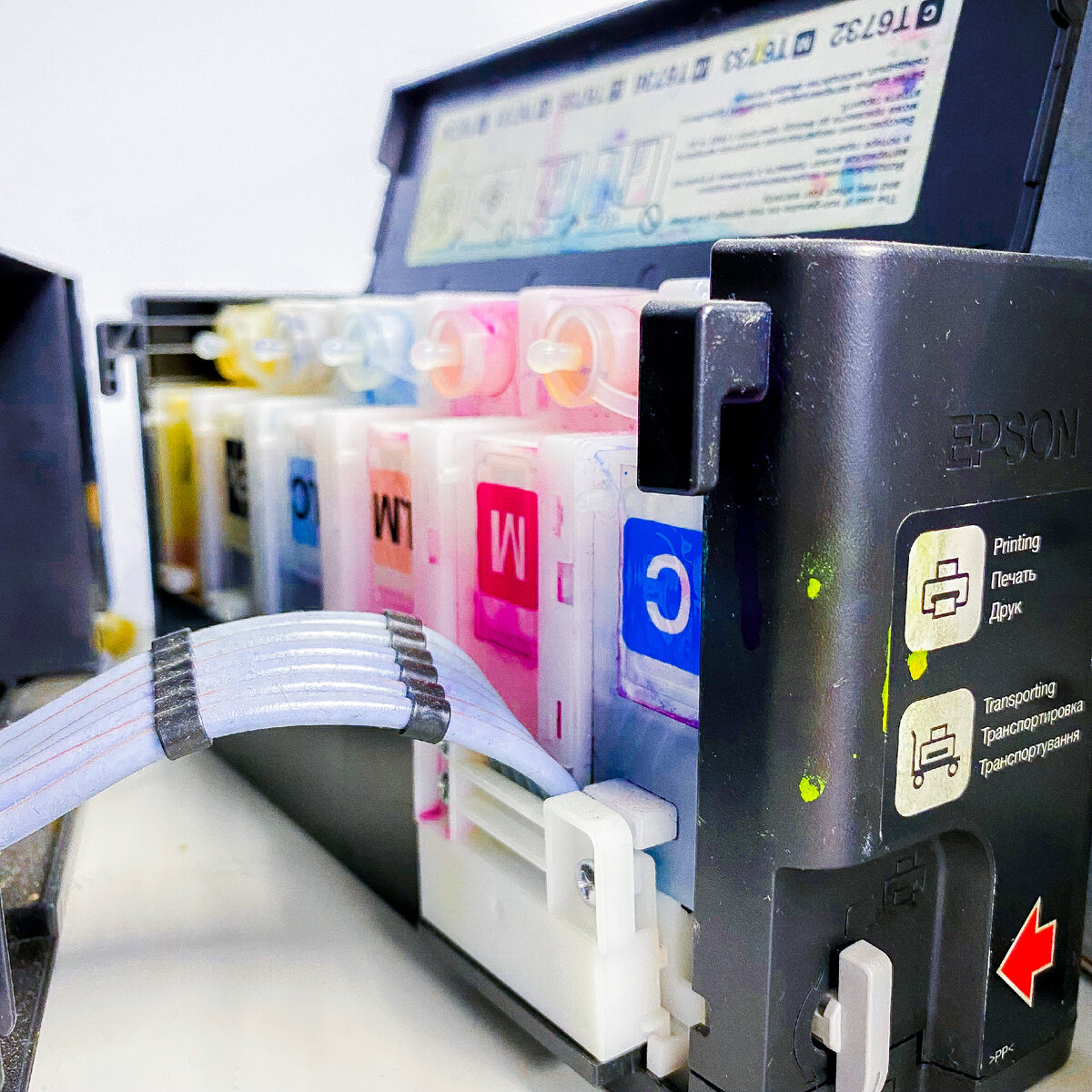 СНПЧ в принтере 