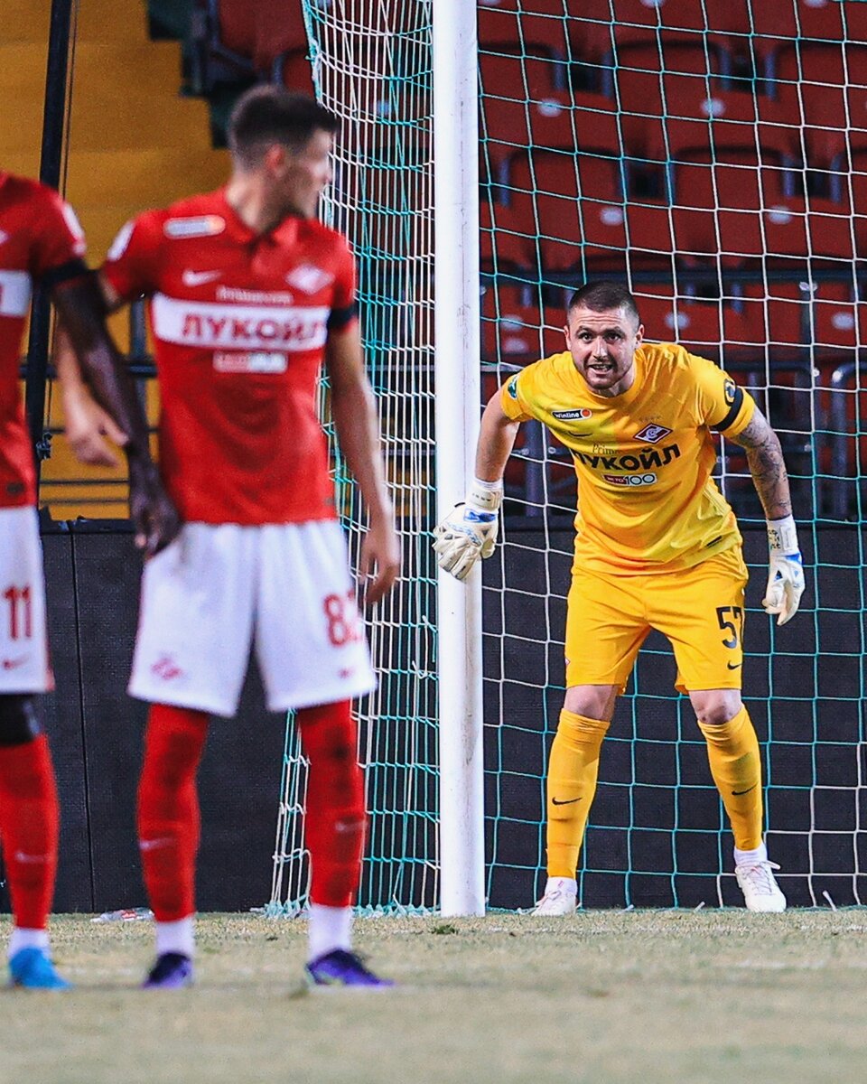 Вратарь "Спартака" Александр Селихов. Фото - ФК "Спартак".