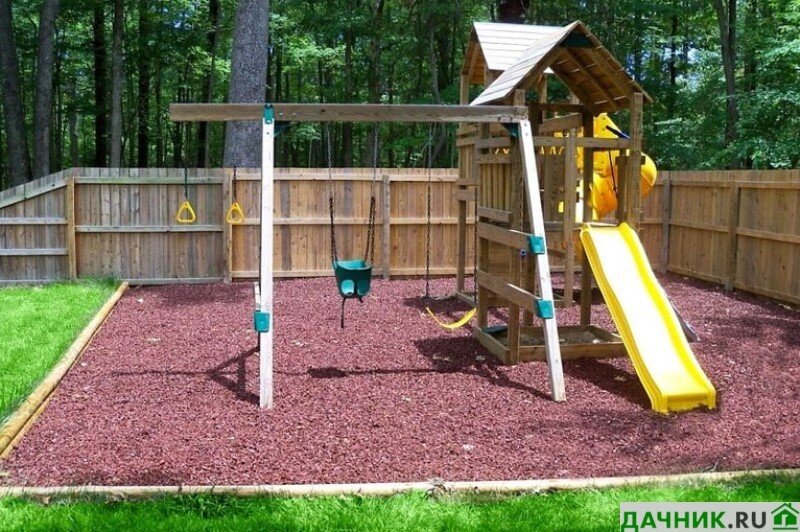 Планирование места расположения детской площадки и размеров
