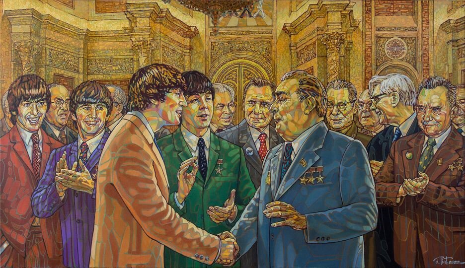 Серия картин уральского художника Александра Выгалова на тему  Back In The USSR