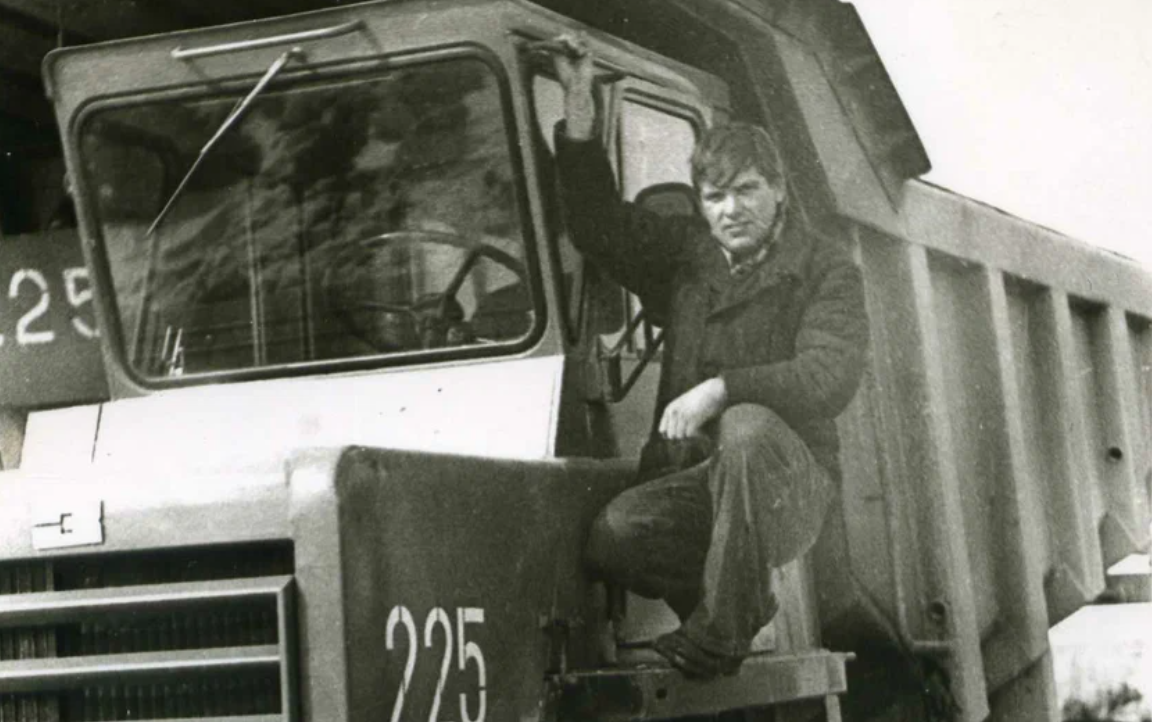 Фото автора. БелАЗ–540 номер 225.