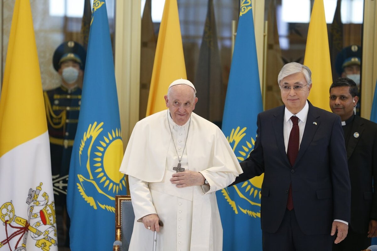 Папа Римский Франциск в Казахстане