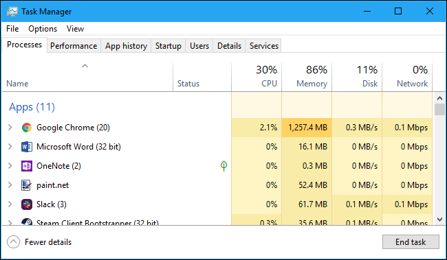 Диспетчер задач