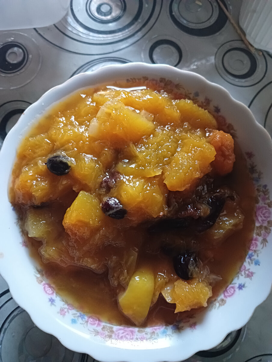 Десерт из тыквы.