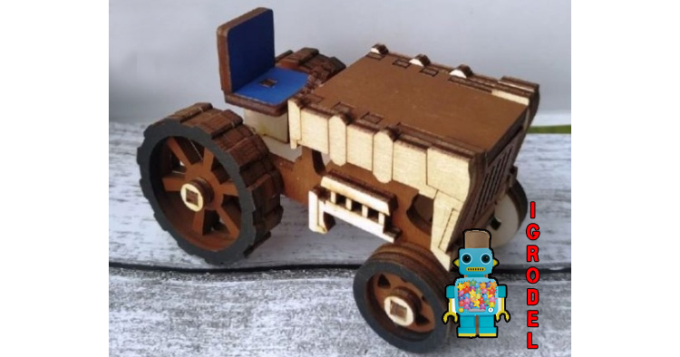 Чертежи трактора под лазер