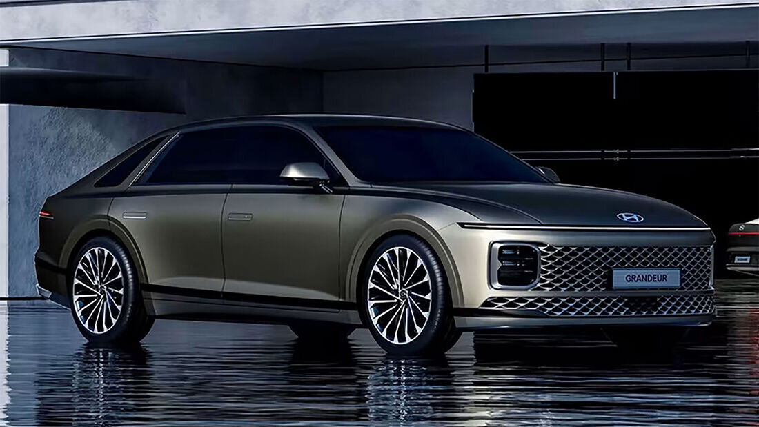 Hyundai Grandeur впечатляет решеткой радиатора