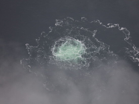     Место взрыва "Северного потока". / Global Look Press