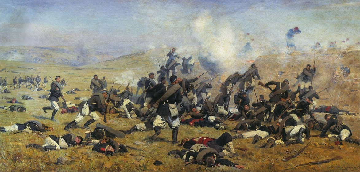 Захват генерала. Бой под Плевной 1877. Штурм Плевны 1877.