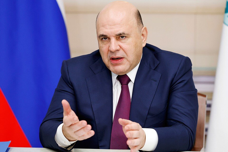     Михаил Мишустин во время заседания Совета глав правительств государств - членов ШОС в режиме видеоконференции в Доме правительства РФ. Фото: Дмитрий Астахов/POOL/ТАСС