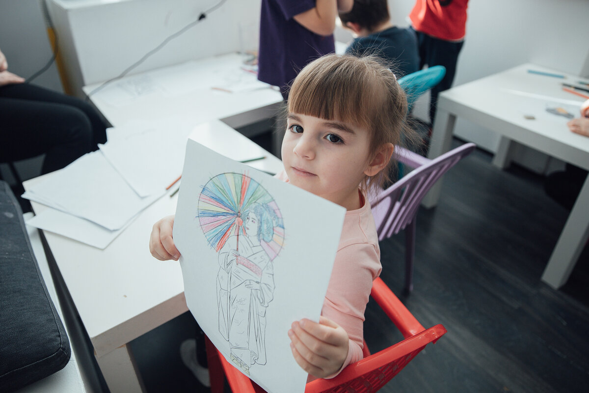 Занятия по рисованию в «ИМЕНА Продакшн»