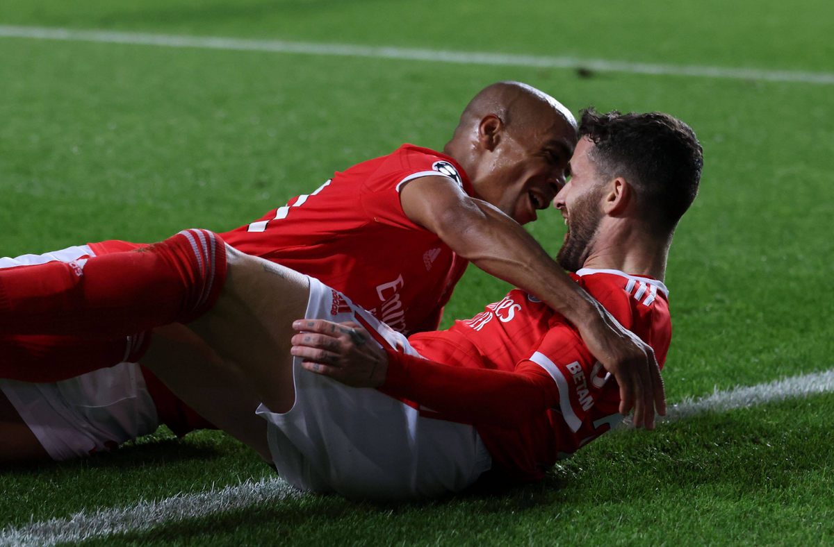 "Бенфика" фантастическим образом обошла "ПСЖ" в группе. Фото: globallookpress