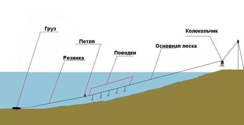 Закидушка для рыбалки на сома | Лучший метод