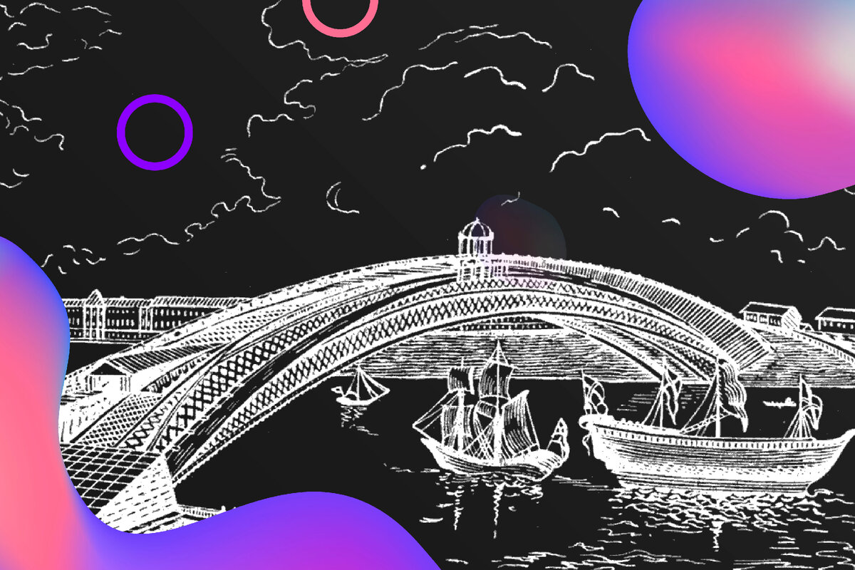 Мост Кулибина раскраска. Раскраска изобретения Кулибина.