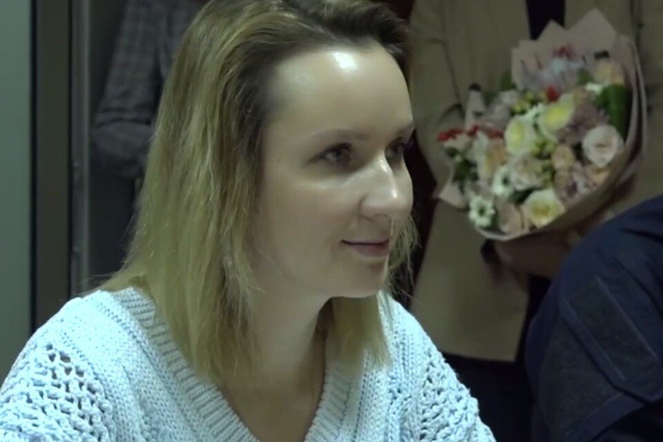     Мария Львова-Белова во время встречи с Денисом Пушилиным. Фото: Скриншот видео ТГ/Пушилин