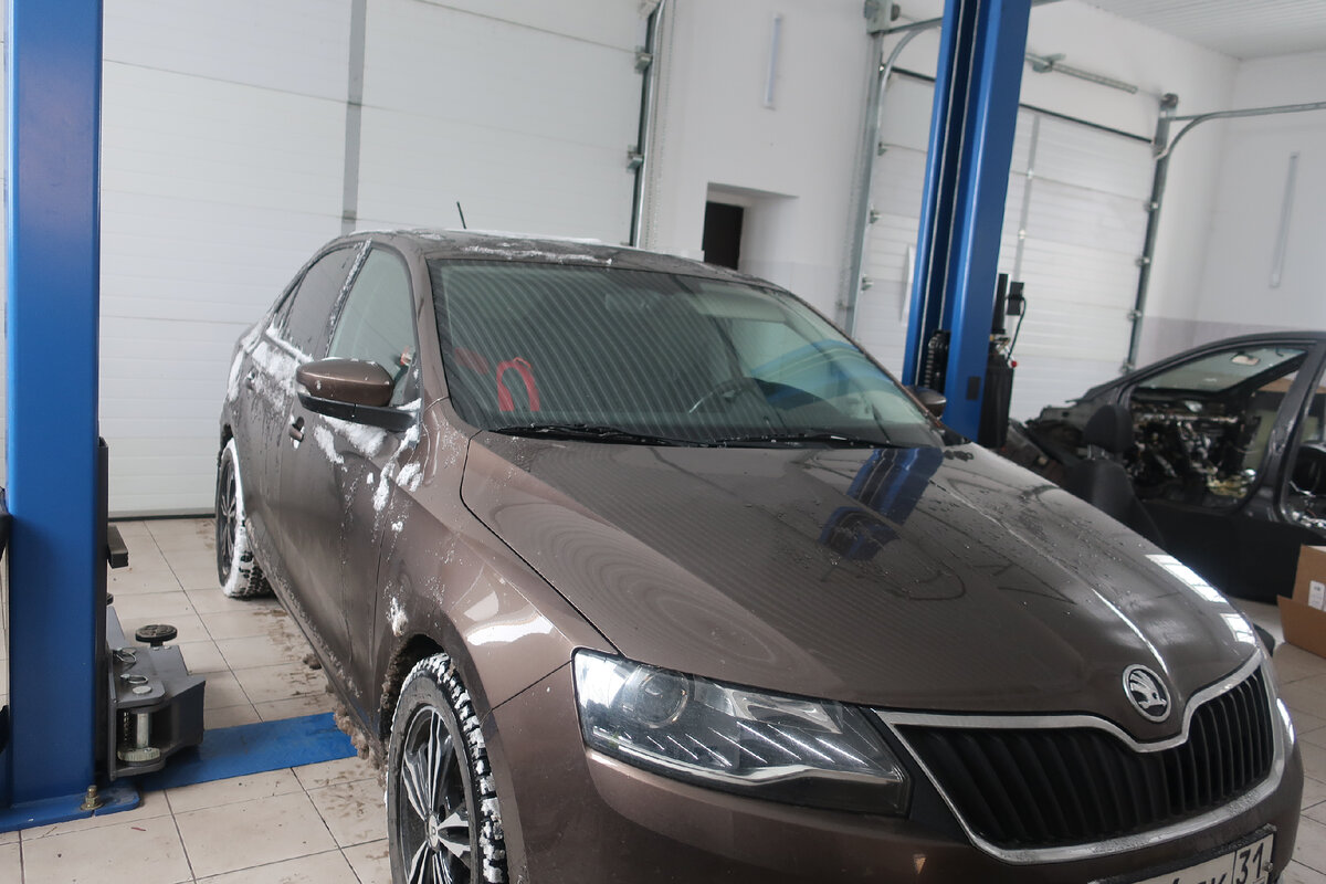 теплый гараж - лучшее место для разморозки