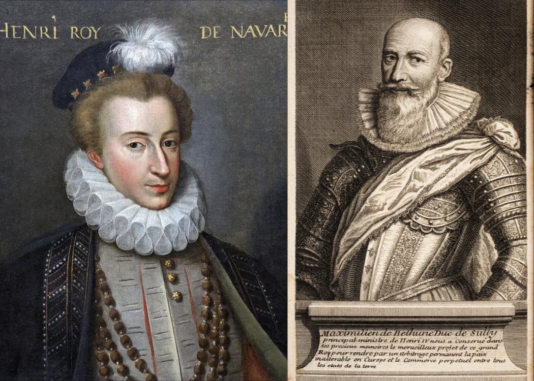 Молодой Генрих Наваррский (1575) и герцог Сюлли
