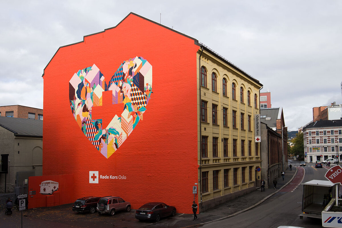 Взято с сайта http://www.gillesandcecilie.com/red-cross-oslo-1 