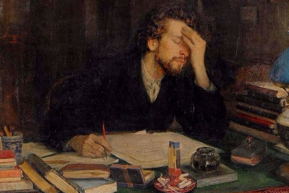 «Муки творчества», Леонид Осипович Пастернак (1892)