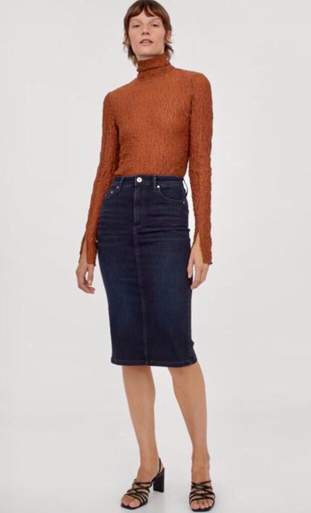 Этой весной вам понадобится джинсовая юбка миди: 6 моделей для любой фигуры и без оглядки на возраст