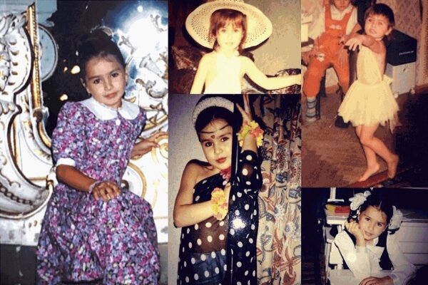 Юлия Зиверт в детстве