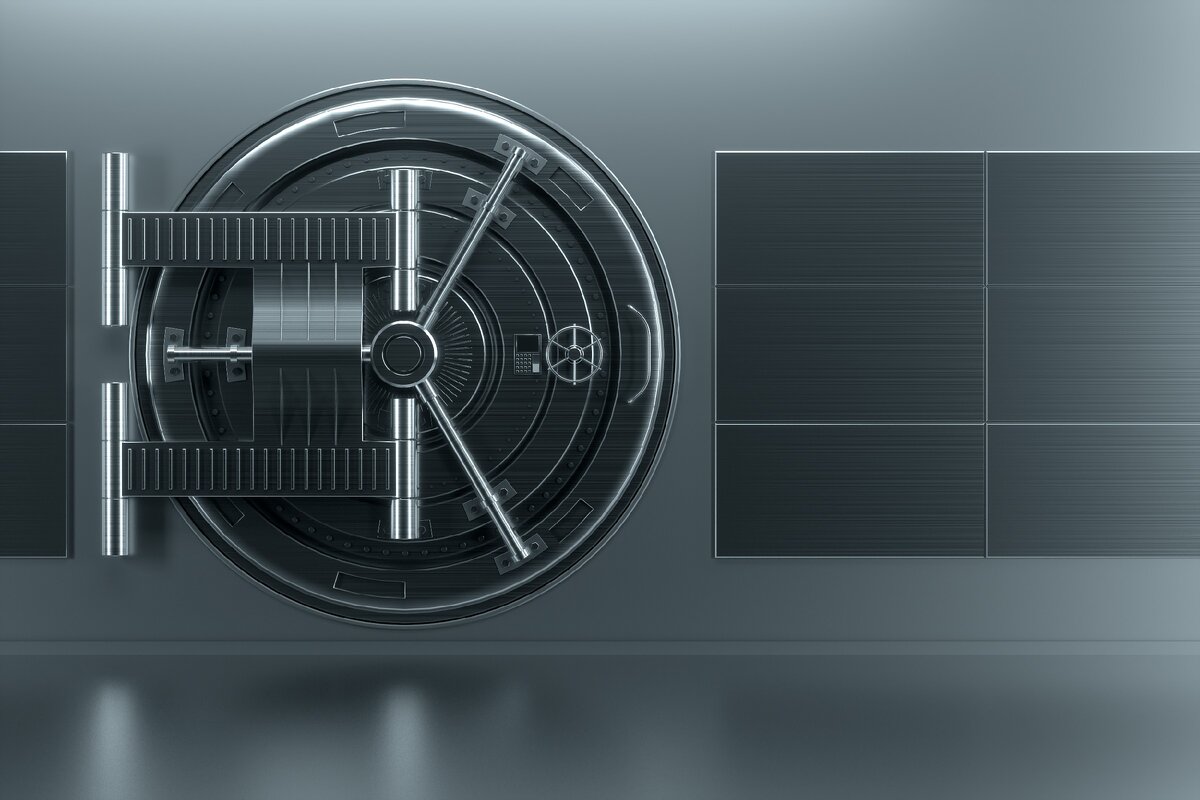 Ячейка в банке.