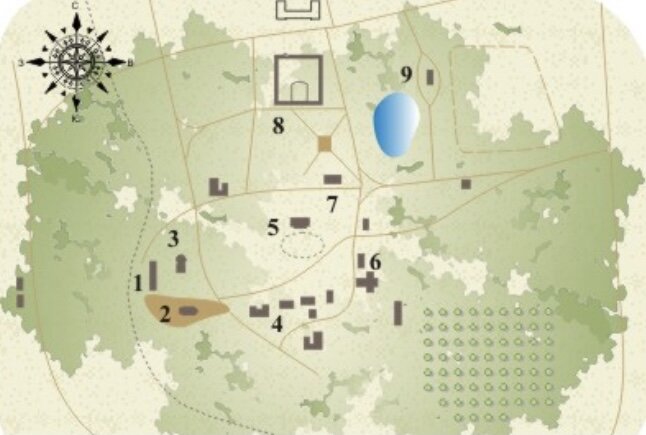 План усадьбы