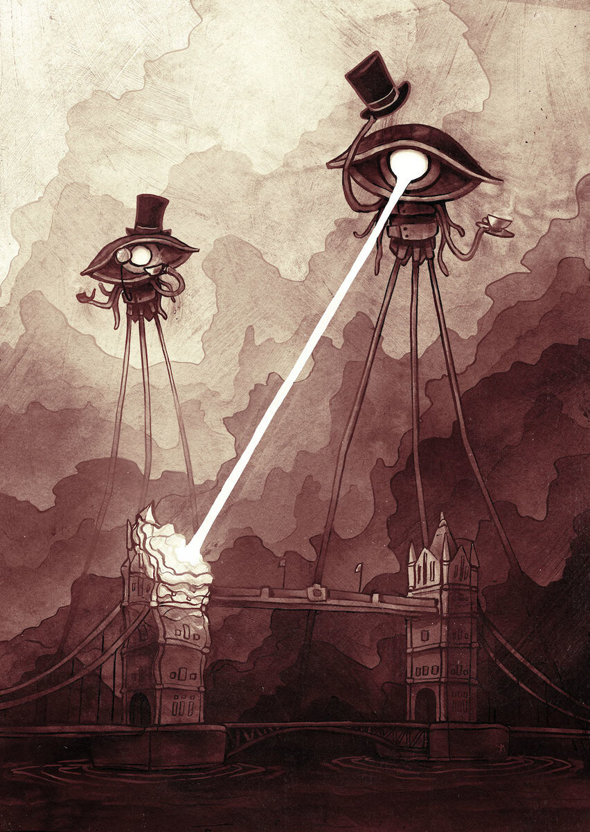 Иллюстрация к войне миров.