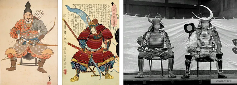 Сидящие самураи. Мой скриншот с ЯндексКартинки