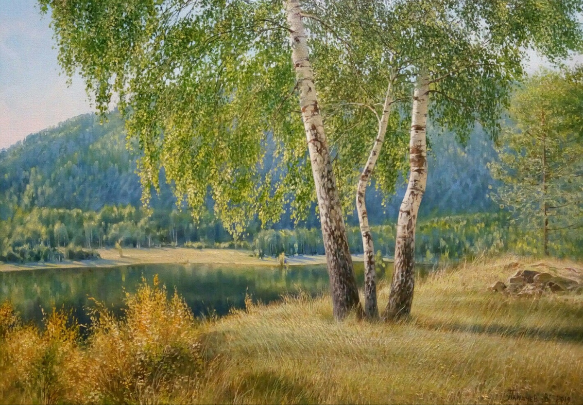 Поэтична наша русская природа. Пейзажи художника Вячеслава Палачева.