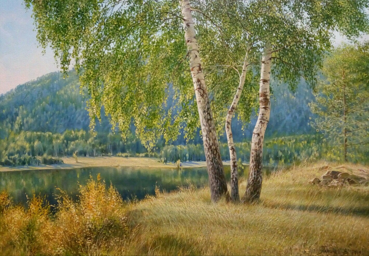 Остаться в родном крае. Пейзажи художника Вячеслава Палачева.