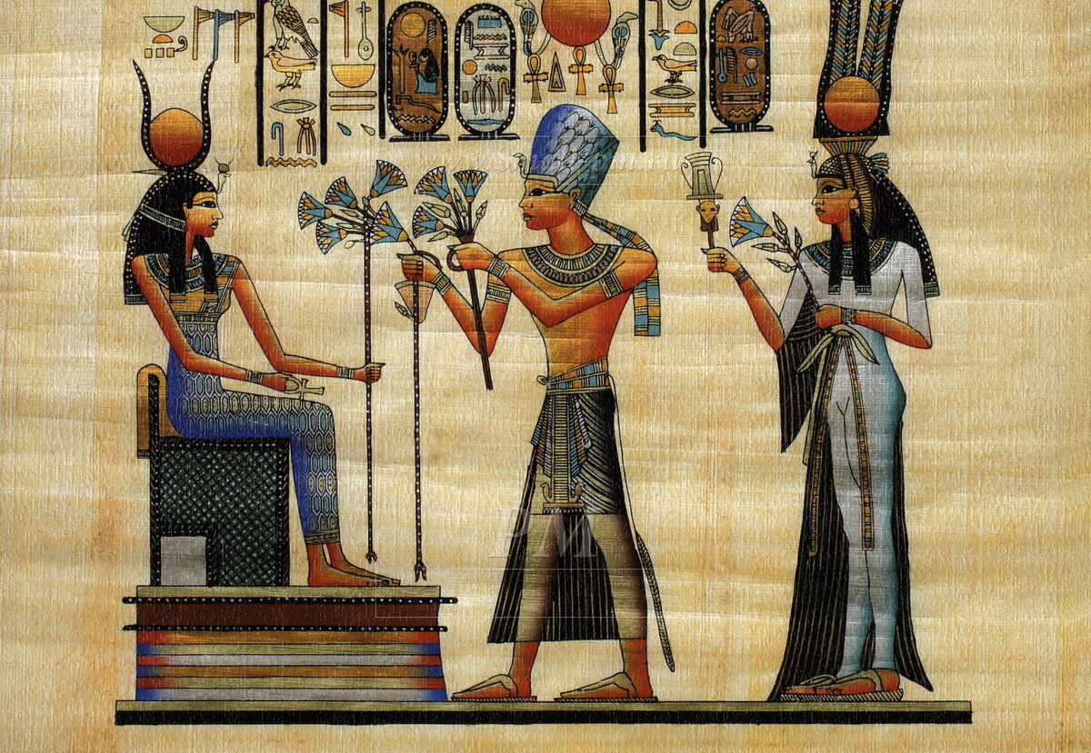 Букеты на египетских фресках