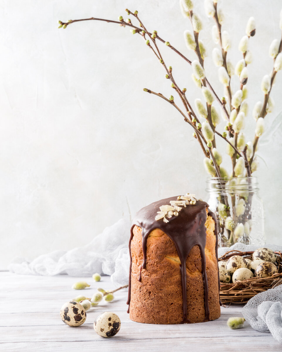 Веганский кулич